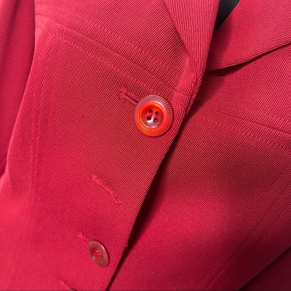 LARRY LEVINE Red Blazer - Picture 4 of 6